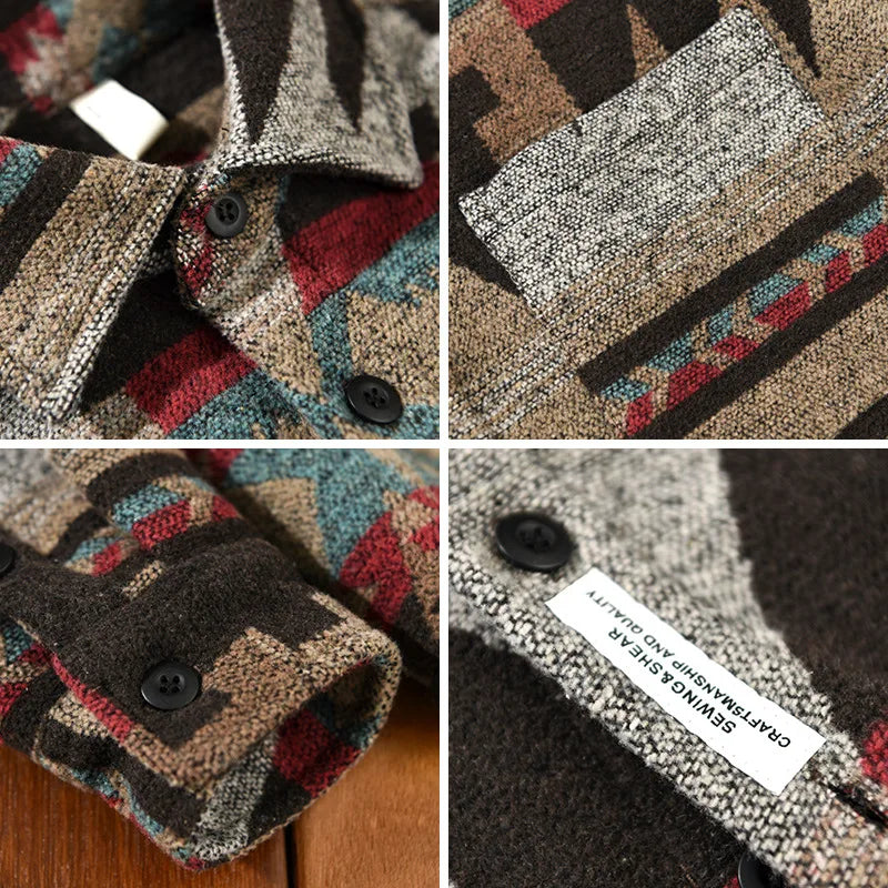 Drune - Vintage Langärmelige Jacke für Herren