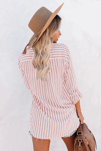 Drune | Klassisch Gestreiftes Button Down Hemd Für Damen