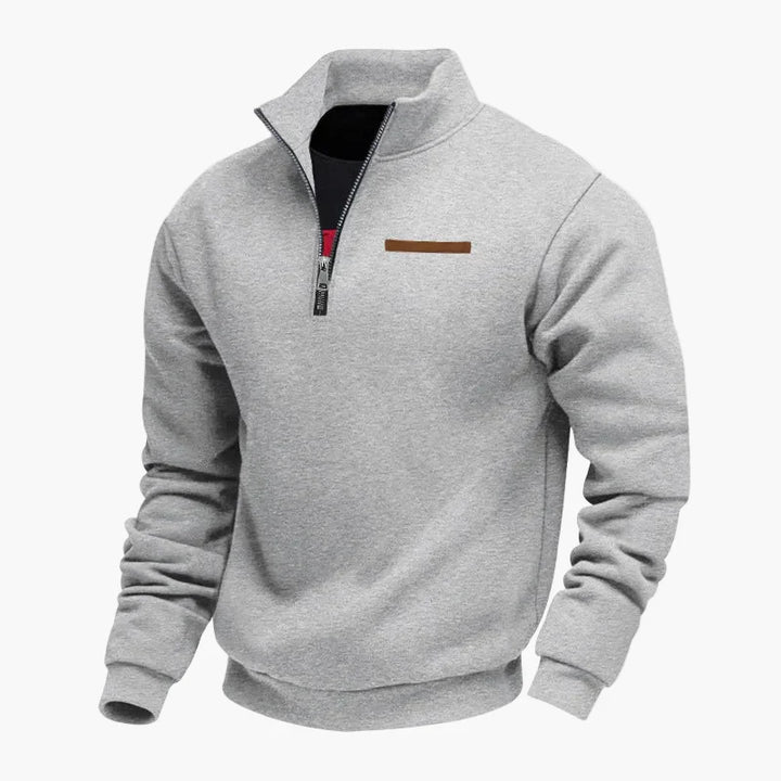 Drune | Halbzip Sweatshirt Freizeitpullover mit Stehkragen - Perfekt für Reisen und Alltag