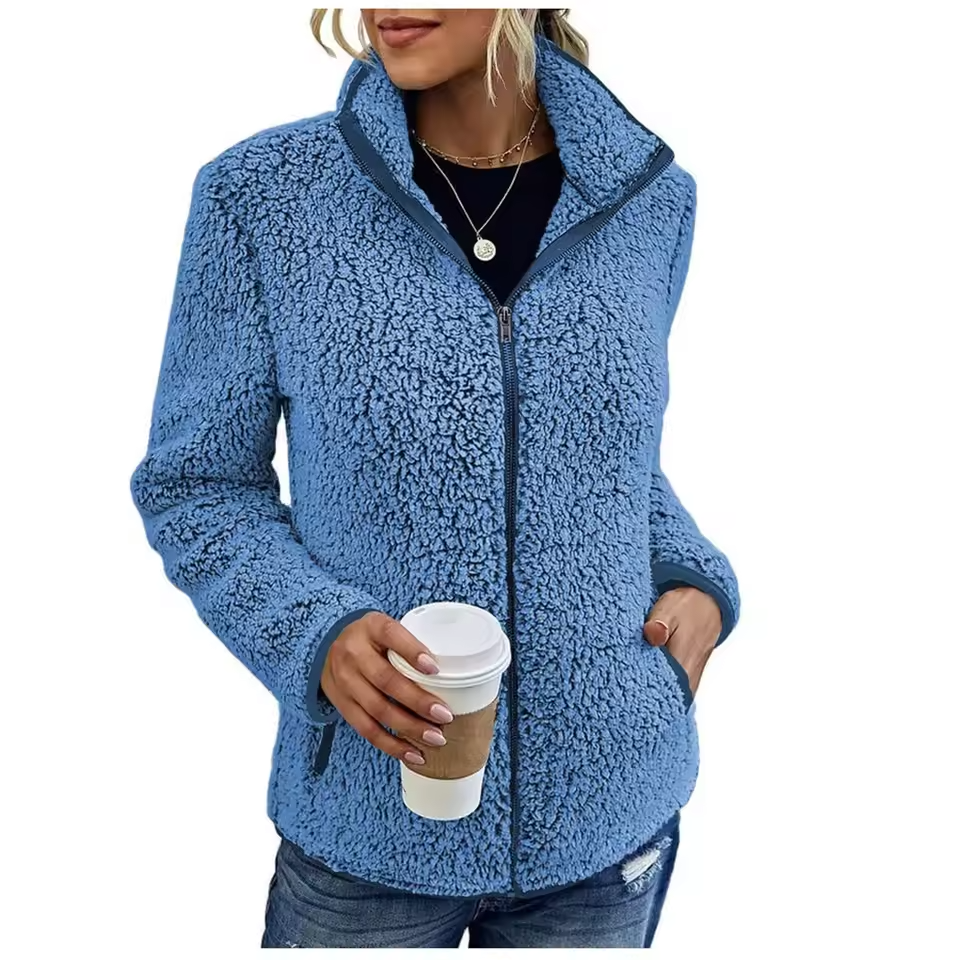 Drune | Fleece-Standkragenjacke
