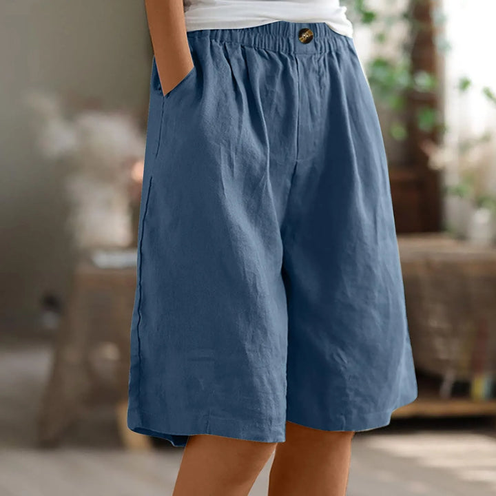 Drune | Premium Baumwoll-Leinen Damenhose