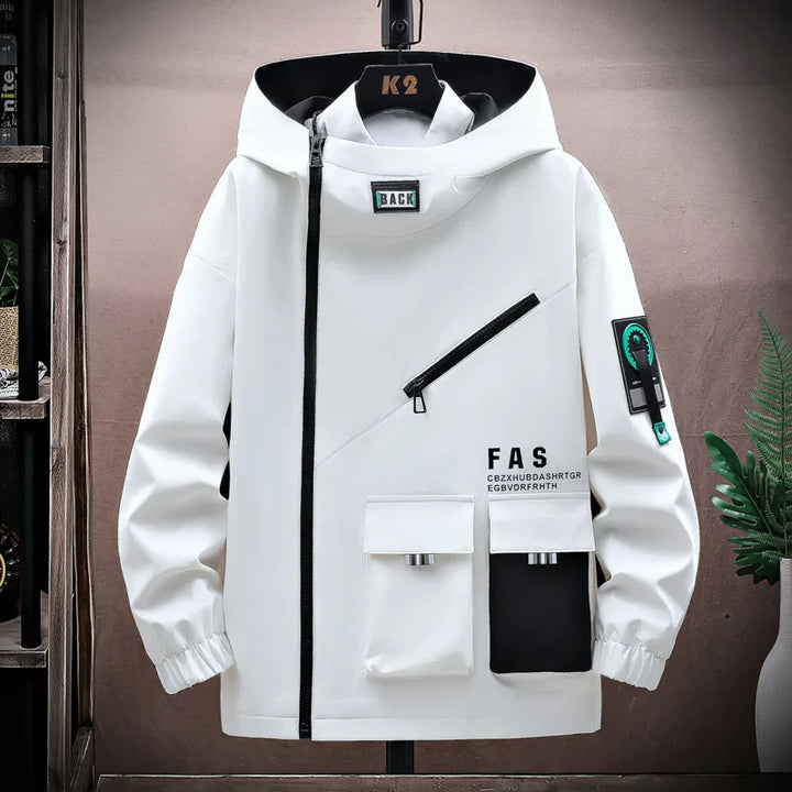Drune | Kapuzenjacke - Lockere Passform - Wasserabweisend - Mehrere Taschen - Street Style