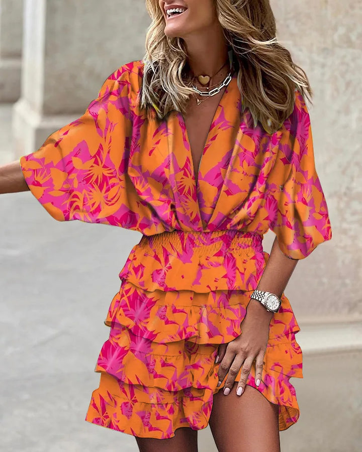 Drune - Stylisches bedrucktes Minikleid