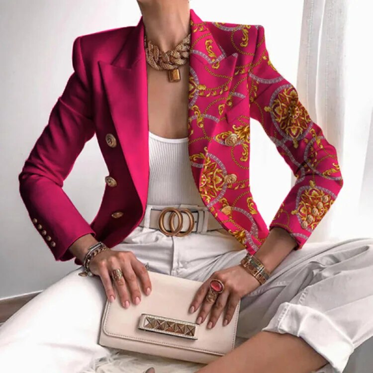 Drune | Damen Blazer mit Muster