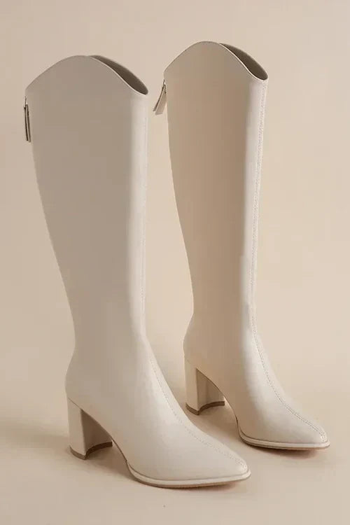 Drune | Spitz Kniehohe Stiefel