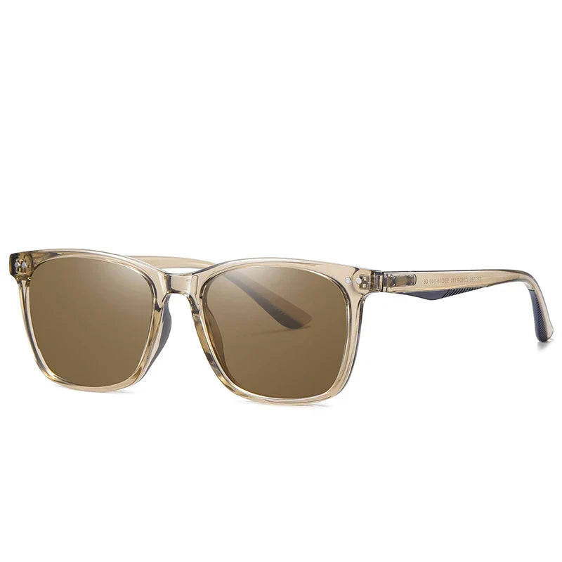Drune | Klassische Sonnenbrille mit transparentem Rahmen