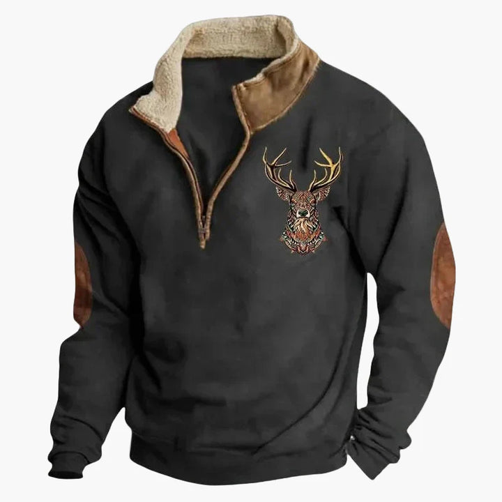 Drune | Wild West Vintage Pullover - Stilvoller Freizeit-Sweater mit Western-Charme