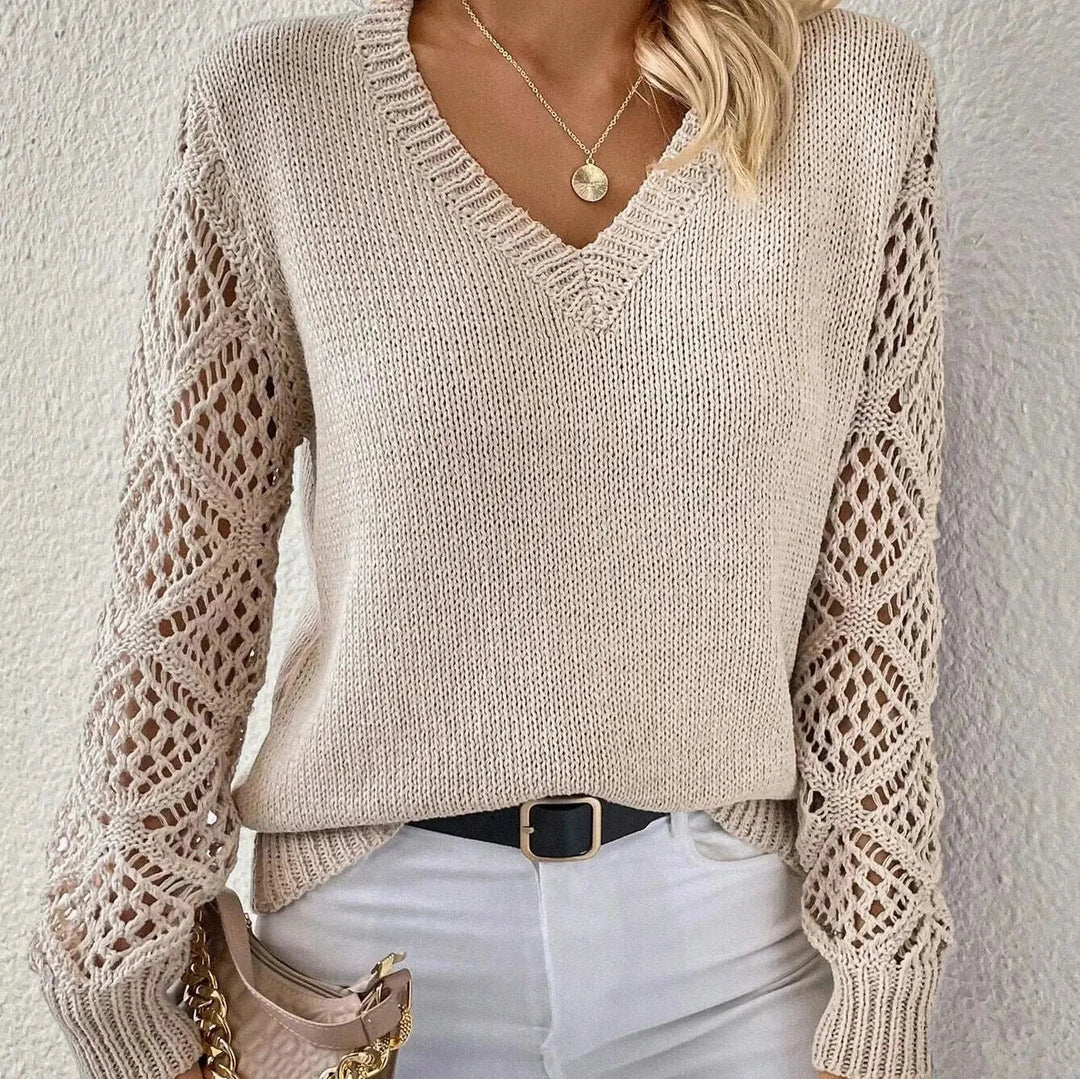 Drune | Couture V-Ausschnitt Pullover