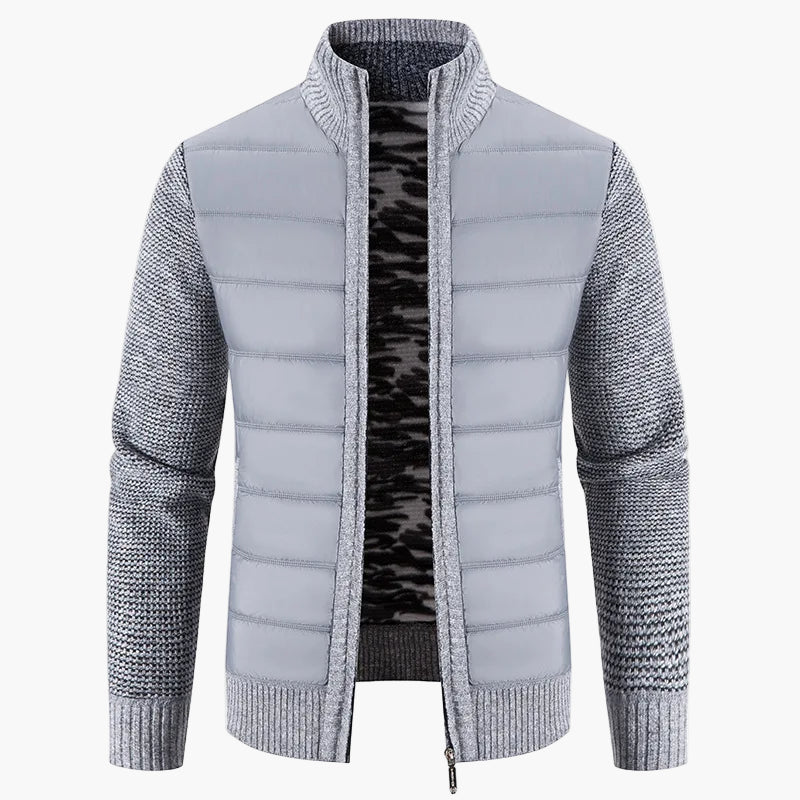 Drune | Stepp-Strickjacke mit Reißverschluss - Lässiger Urban Style für Alltag und Freizeit