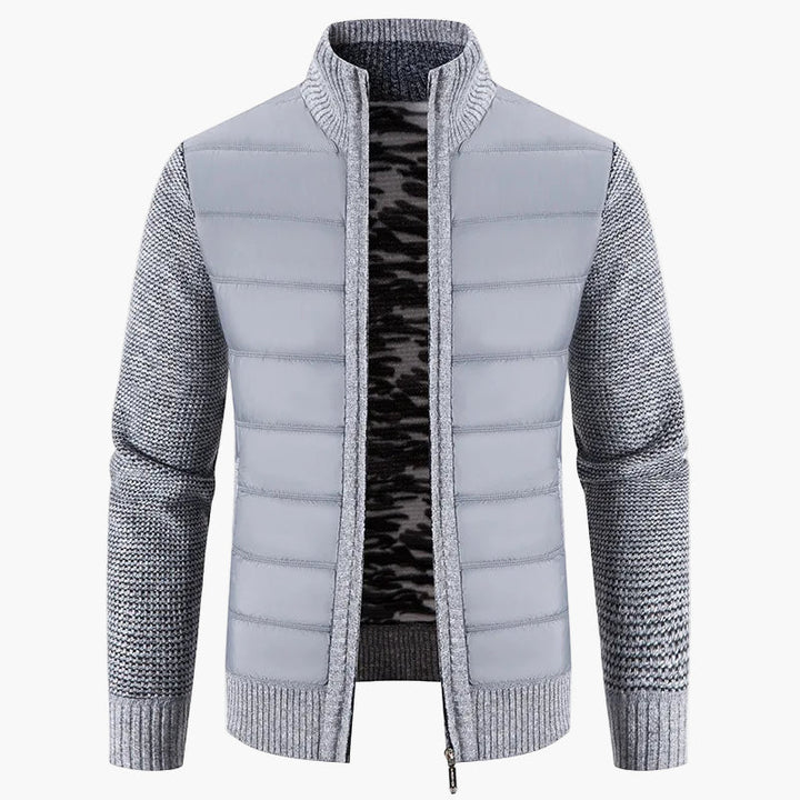 Drune | Stepp-Strickjacke mit Reißverschluss - Lässiger Urban Style für Alltag und Freizeit