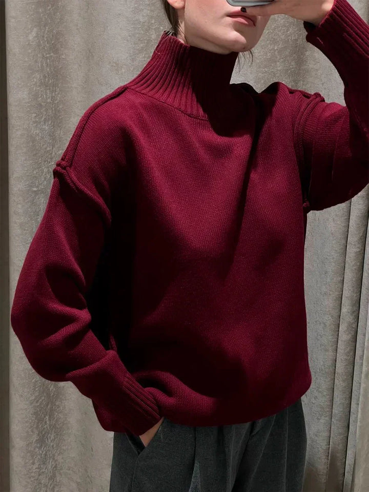 Drune | gestrickter Rollkragenpullover im Trend