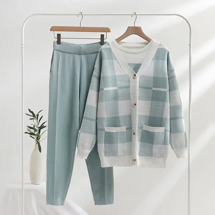 Drune | Weiches Strick 3-Teiliges Set