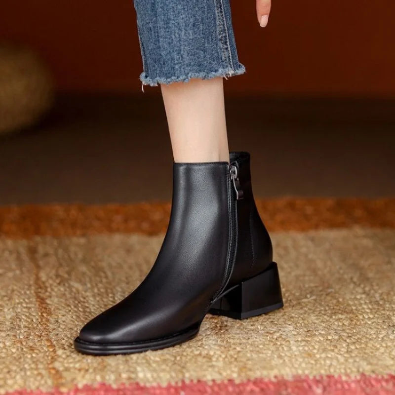 Drune | Chunky Absatz Stiefeletten
