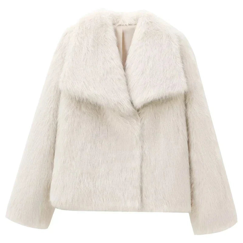 Drune | Elegante Kunstfell Winterjacke für Damen