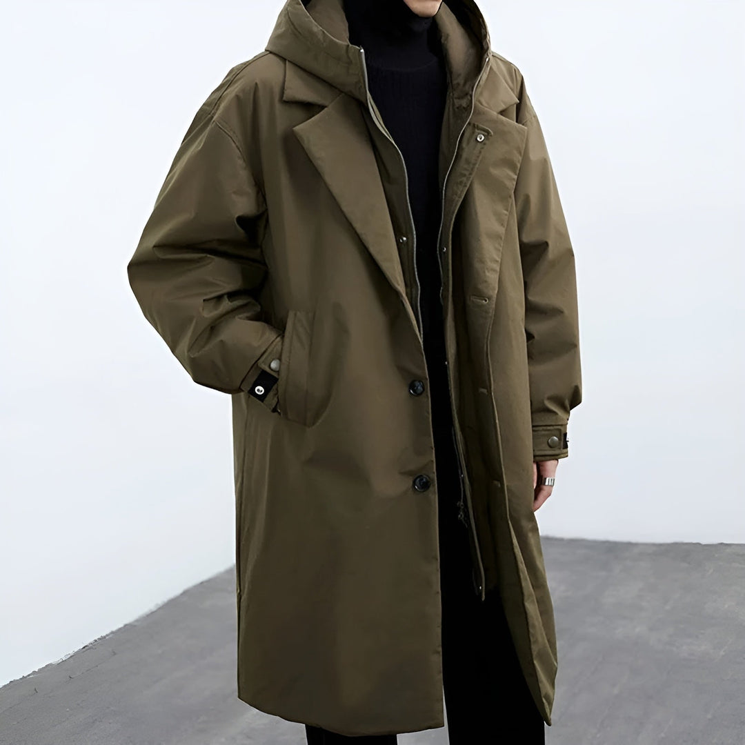 Drune | Lange Regenjacke - Perfekt für Outdoor & Alltag