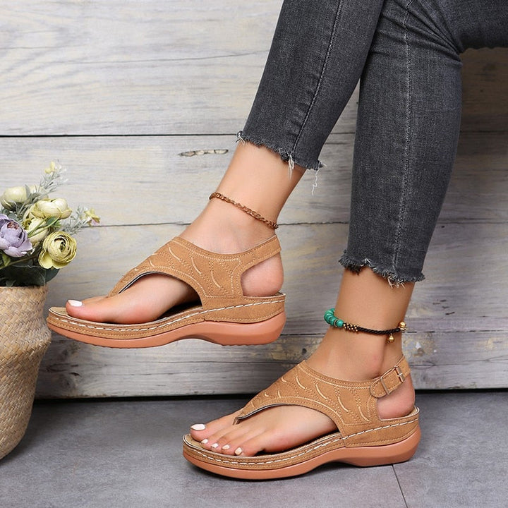 Drune | Damensandalen Mit Ergonomischem Fußbett