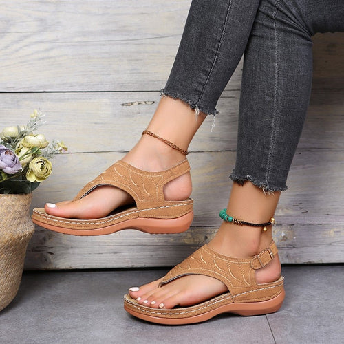 Drune | Damensandalen Mit Ergonomischem Fußbett