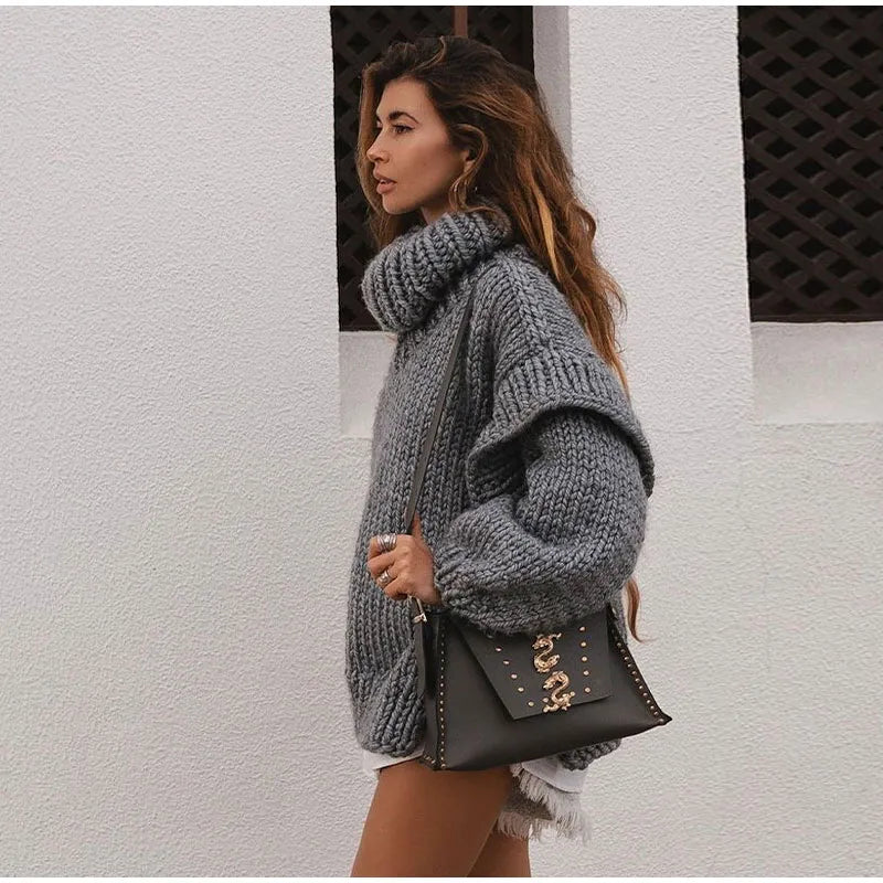 Drune | Chunky Strickpullover Oversized und Trendy Perfekt Für Den Herbst