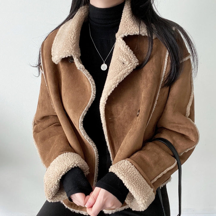 Drune | Brauner Aviator-Winterjacke - Gemütlich gefüttert & Klassischer Look