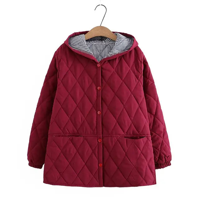 Drune | Oversized cotton winter jacket for women