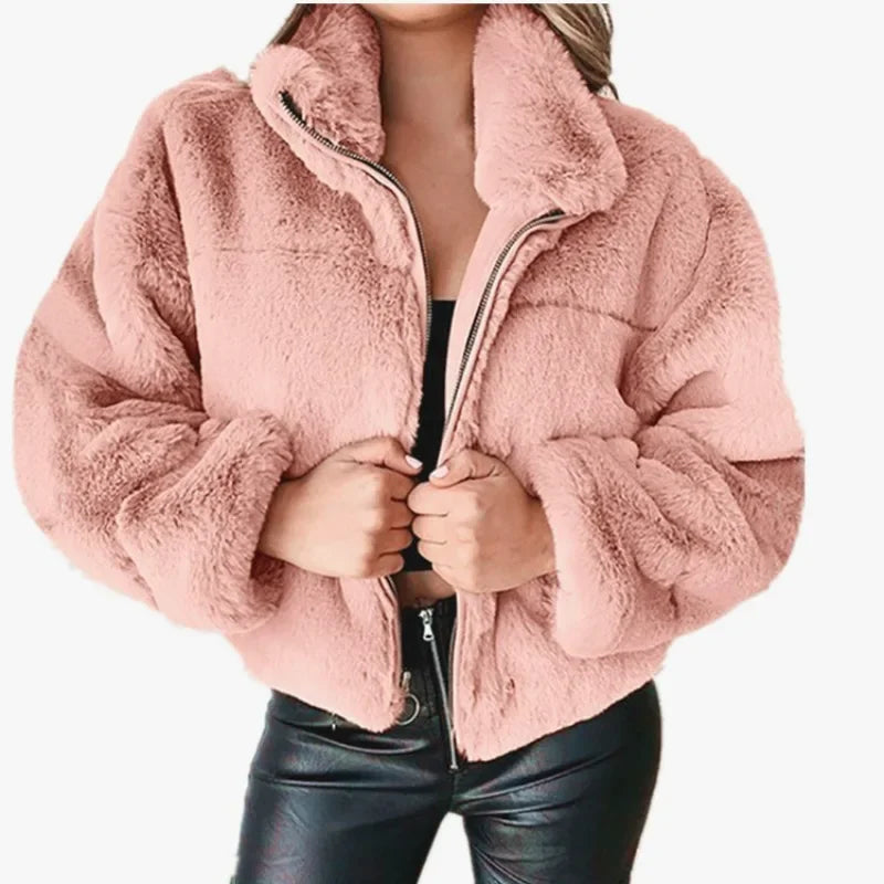 Drune - Velvet Touch Mantel mit Reißverschluss