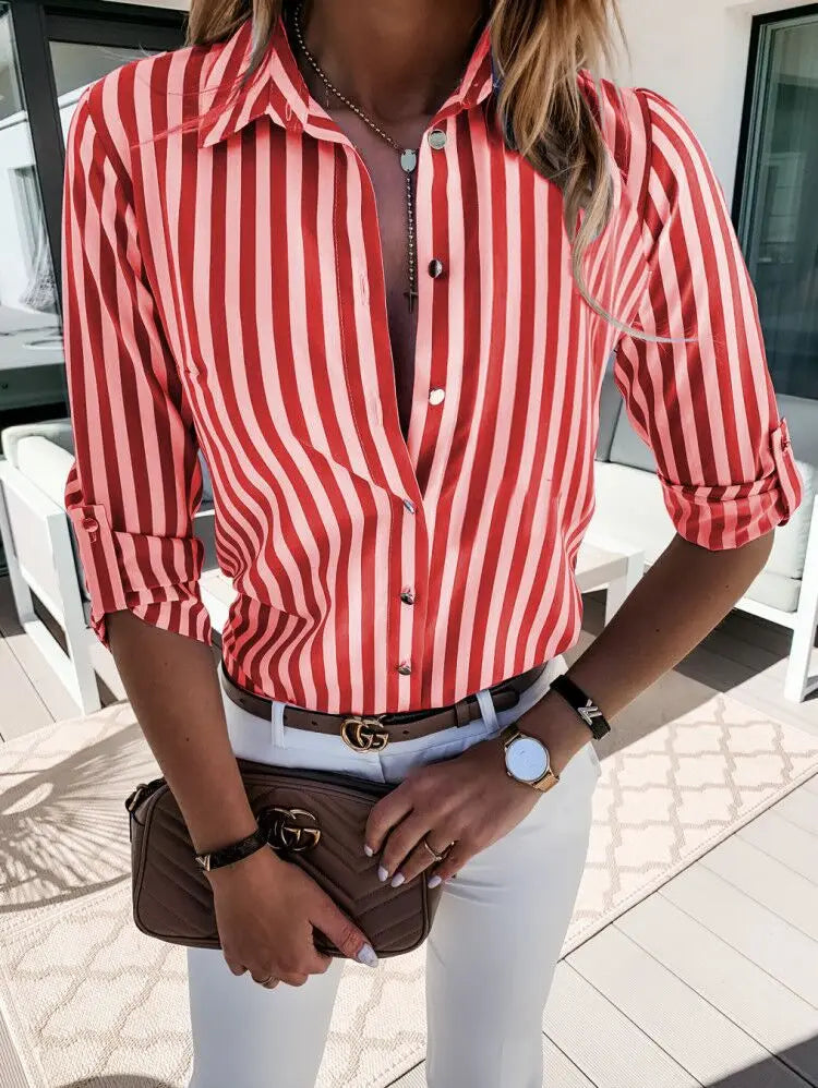 Drune | Casual Gestreifte Bluse