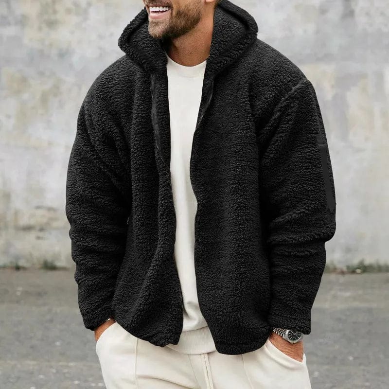 Drune | Veste Sherpa aus Velours