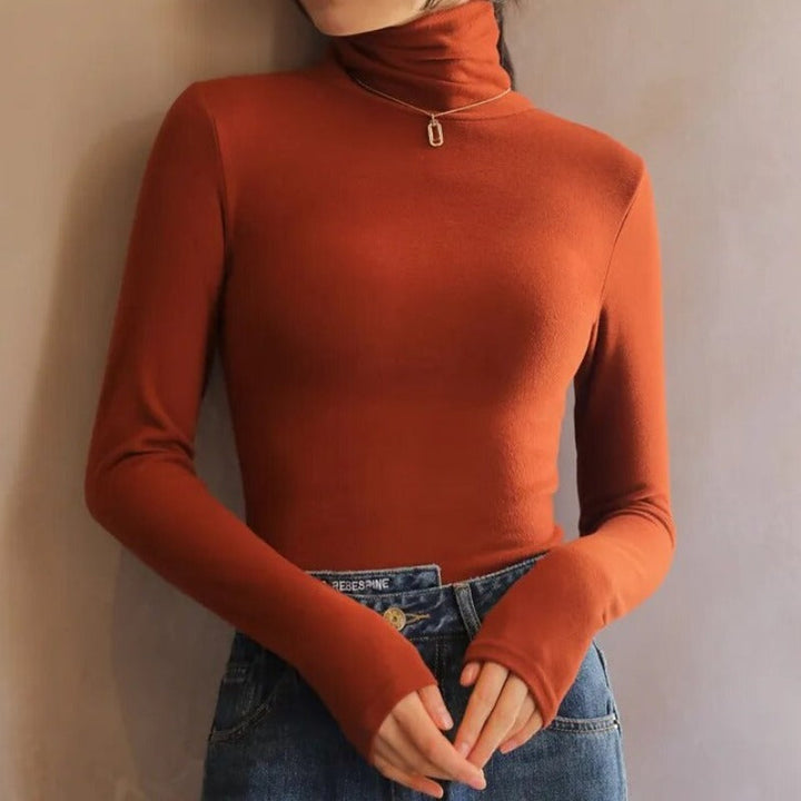 Drune | Rollkragenpullover mit Slim Fit - Weiches Basic Longsleeve für Herbst & Winter