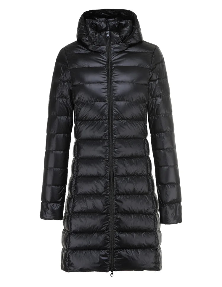 Drune | Lange Daunenjacke