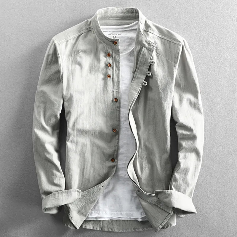 Drune | Minimalistisches Kimono Hemd Für Herren