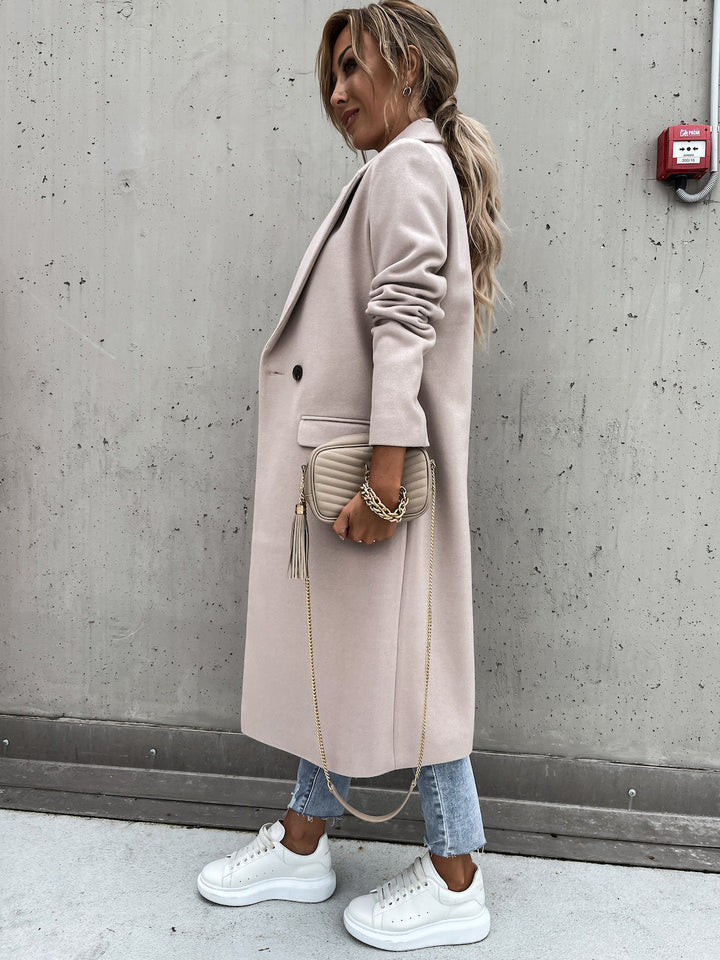 Drune | Elegante Doppelreihige Jacke Wolle und Polyester Klassisch, Warm