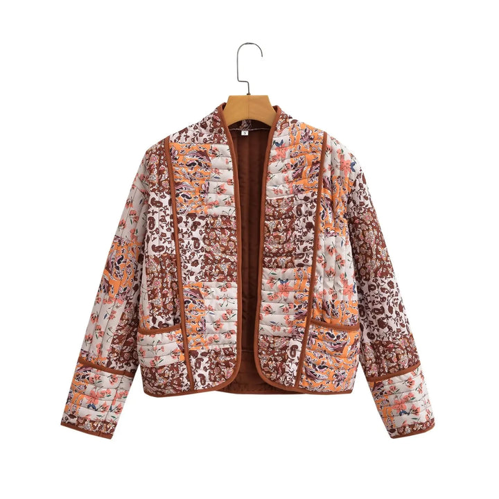 Drune | Wintermantel mit Blumenmuster