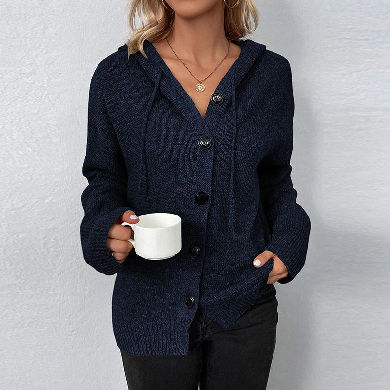 Drune | Bequemer Hooded Cardigan