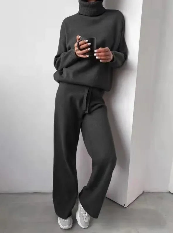 Drune - Rollkragen Langarm-Strickset