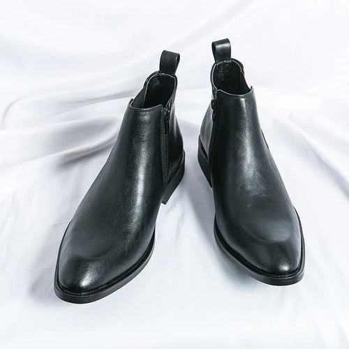 Drune | Lederstiefel mit Reißverschluss