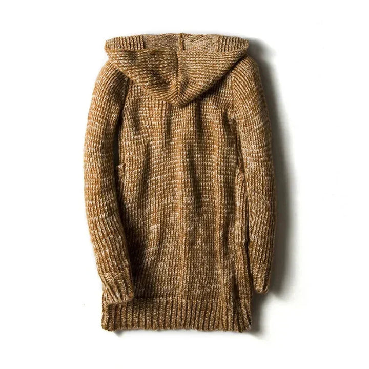 Drune | Grob gestrickte Jacke mit Kapuze für Herren
