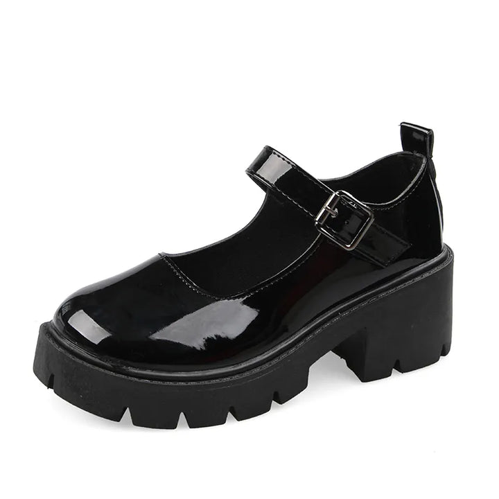Drune | Schuhe Frauen Schuhe Mary Janes Plattform Lolita Schuhe mit Absatz Pumps Frauen Japanischer Stil Vintage Mädchen High Heels Schuhe für Frauen