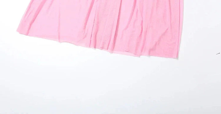 Drune | Patchwork Maxi Kleid Schal Rückenfrei Strapless Rüschen Bankett