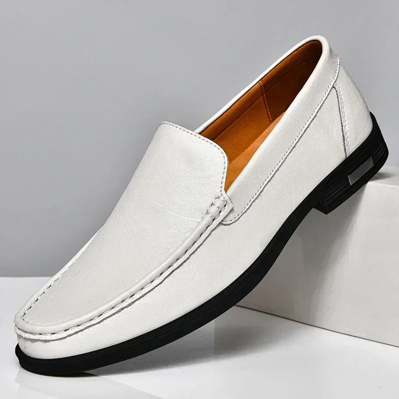 Drune | Stilvolle Slip on Büro Leder Männer Schuhe