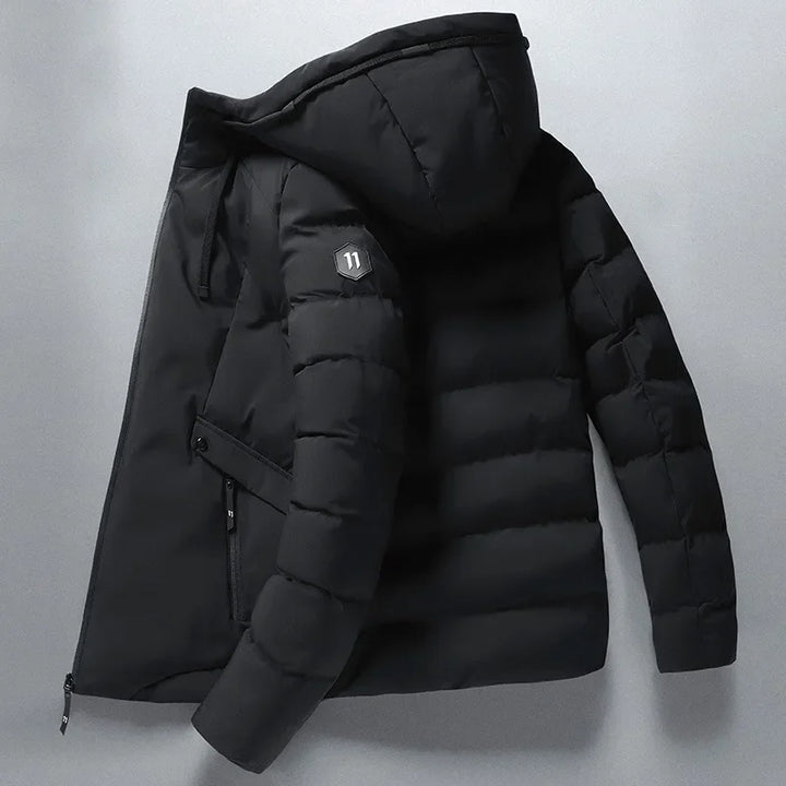 Drune | Gepolsterte Winterjacke mit Kapuze Polyester Warm und Funktional