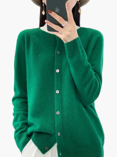 Drune | Klassische Strickjacke Cardigan - Eleganter Alltags-Style für Büro & Freizeit