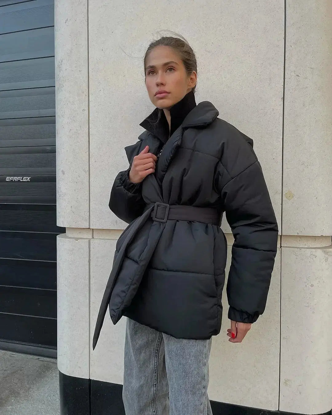 Drune | Pufferjacke mit Gürtel