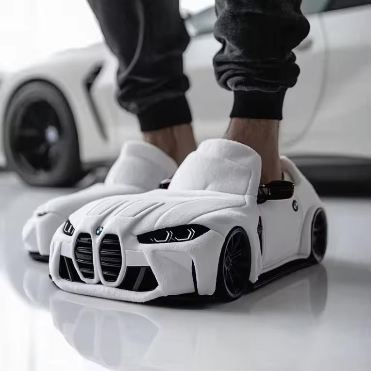 Drune | Auto Inspiriert Gestaltung Pantoffeln mit Rutschfester Sohle für Maximalen Komfort