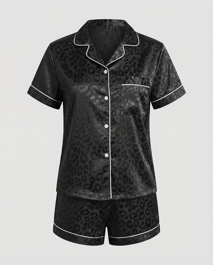 Satin Komfort Pyjama Set Damen | Drune