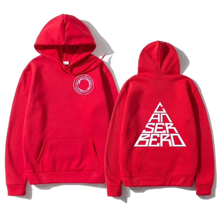 Drune | Hoodie mit Grafischem Druck Baumwollmix Modern und Einzigartig