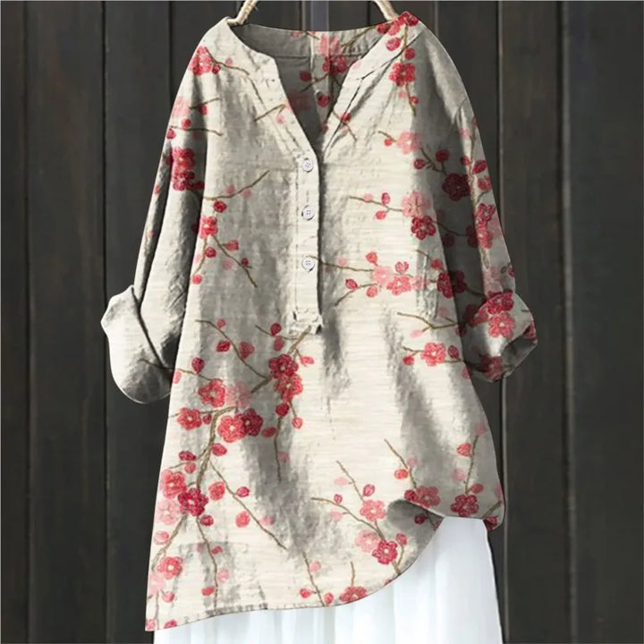 Drune | Langarmbluse Mit Blumenmuster