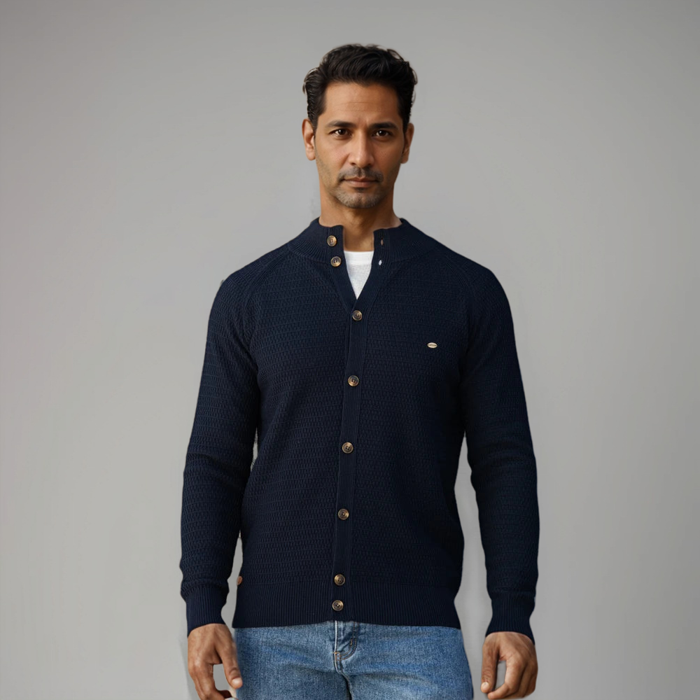 Drune | Strick Cardigan mit Knöpfen Elegant und Komfortabel Perfekt Für Layer-look