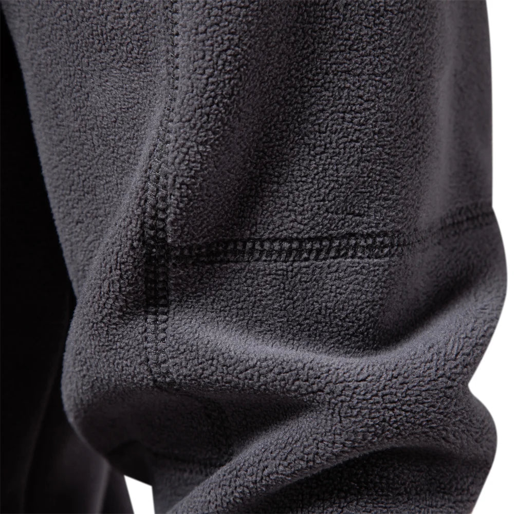 Drune | Viertelreißverschluss Fleece Pullover Weich Und Warm Langärmlig Lässige Passform
