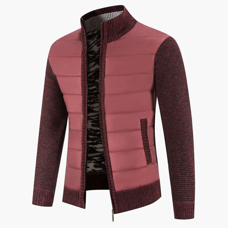Drune | Stepp-Strickjacke mit Reißverschluss - Lässiger Urban Style für Alltag und Freizeit
