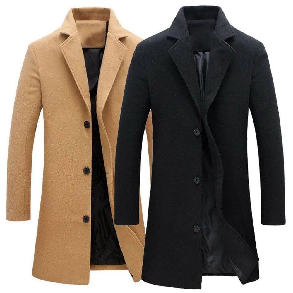 Drune | Herren Herbst Winter Mode Mäntel